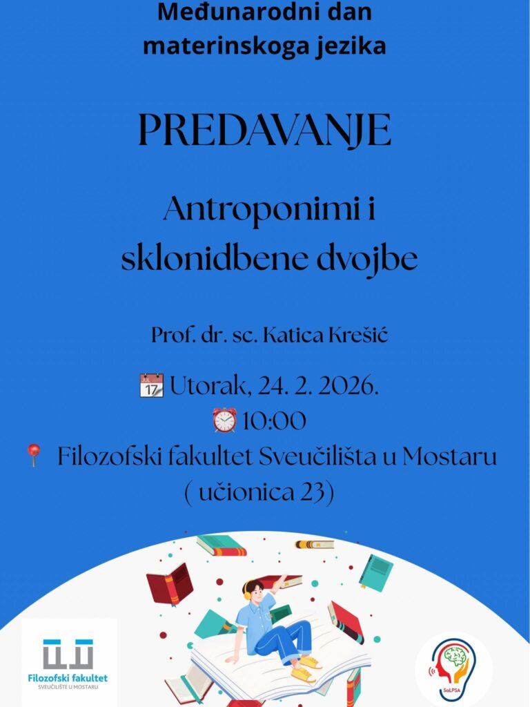 Obilježavanje Međunarodnog dana materinskoga jezika na Filozofskom fakultetu SUM-a