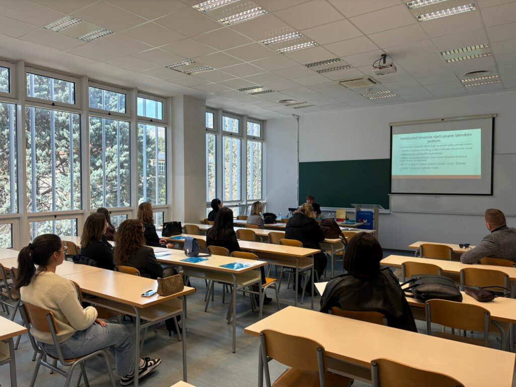 Održano predavanje Hrvatski latinisti u nastavi latinskoga jezika Održano predavanje Hrvatski latinisti u nastavi latinskoga jezika