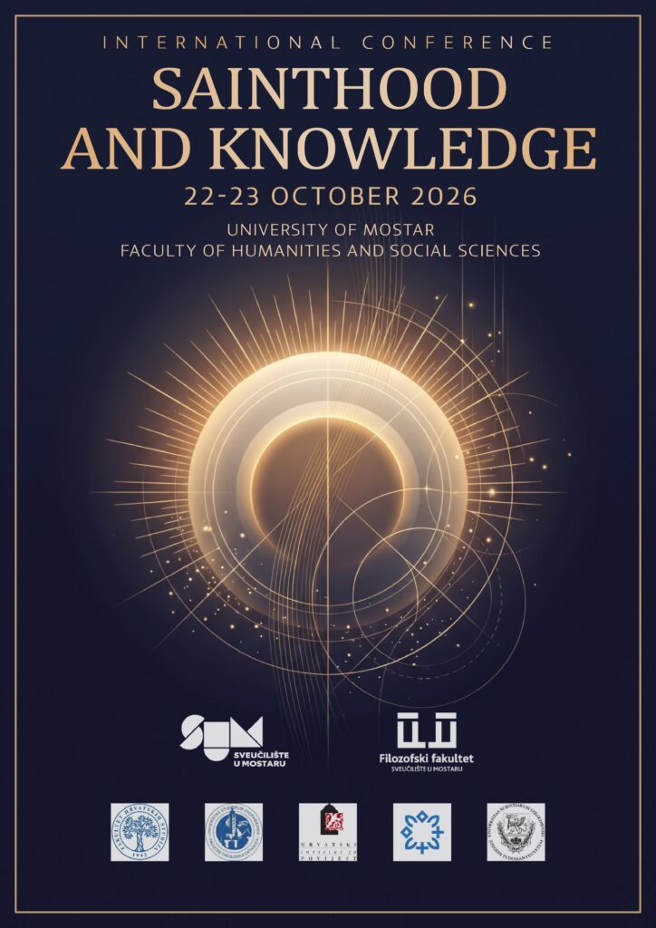 Najava Međunarodne konferencije Sainthood and Knowledge